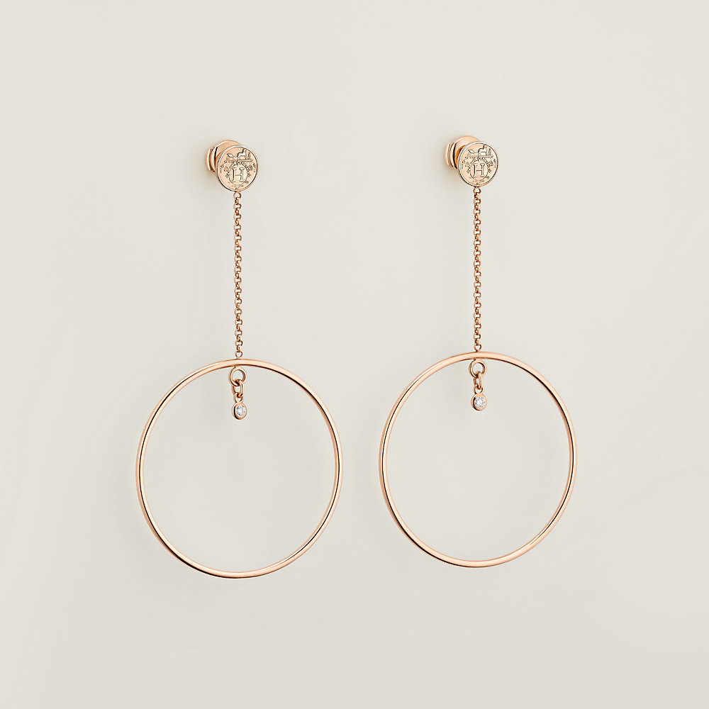 Hermès Ex-Libris earrings | Hermès Canada